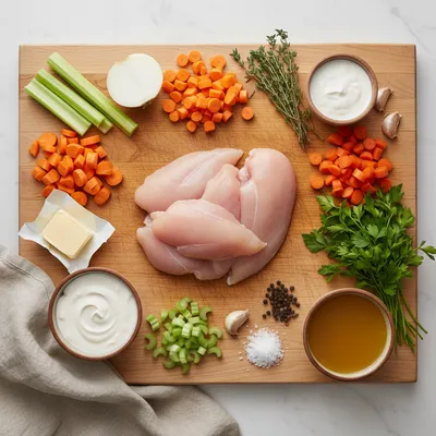 Marry Me Chicken Soup - cooking process