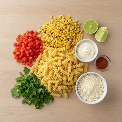 Mexican Street Corn Pasta Salad – Easy Recipe - cooking process