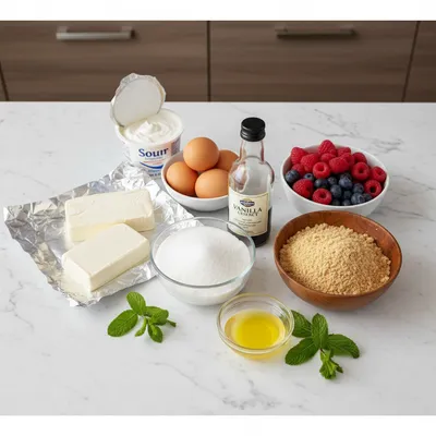 Mini Cheesecakes: Easy Simple Recipe - cooking process