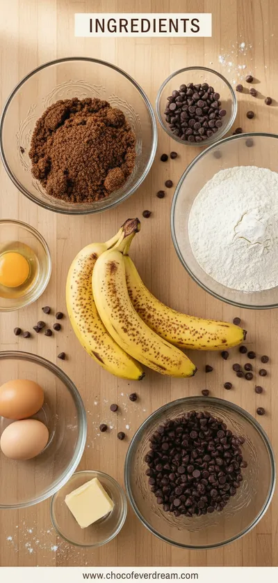 Moist Chocolate Chip Banana Bread - cooking process