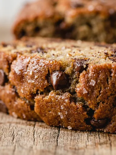 Moist Chocolate Chip Banana Bread