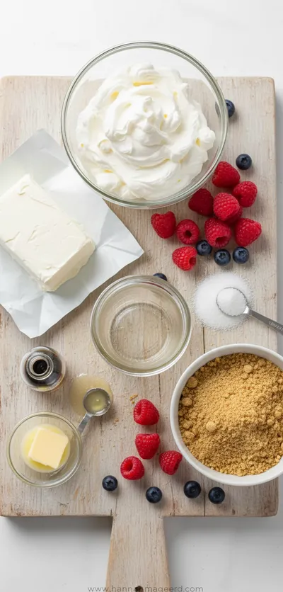 No Bake Cheesecake in a Jar - cooking process