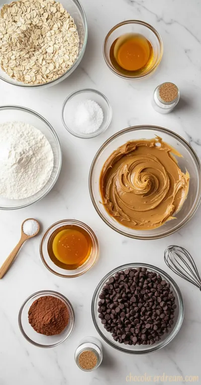 No-Bake Chocolate Peanut Butter Protein Balls - cooking process