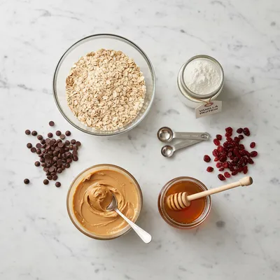 No Bake Protein Bar - cooking process