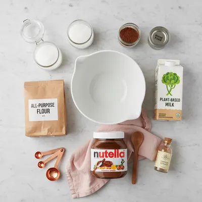 Nutella Pancakes – Super Easy Egg-Free Recipe - cooking process