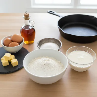 Old Fashioned Buttermilk Pancakes - cooking process