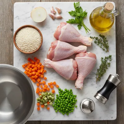 One-Pan Chicken and Rice Bake – Quick & Easy - cooking process