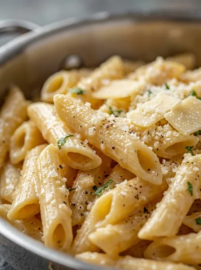 One Pot Creamy Garlic Pasta