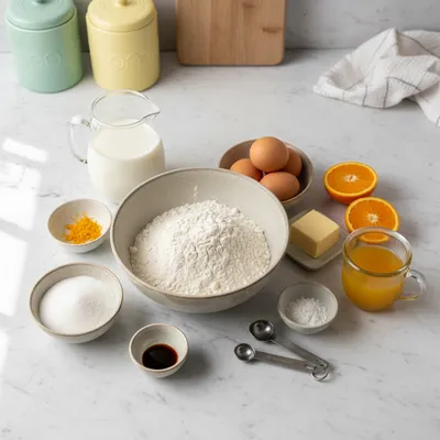 Orange Cake Loaf – Soft & Moist - cooking process