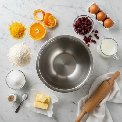 Orange Cranberry Muffins – Easy Homemade Treat - cooking process