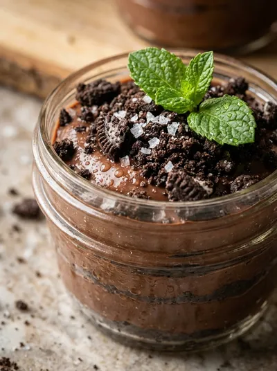Oreo Cookie Dirt Cup Pudding