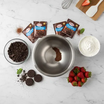 Oreo Dirt Cake: Easy Party Dessert - cooking process