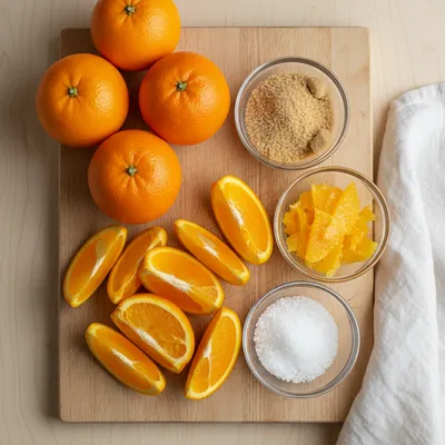Oven Dried Orange Slices – Easy Snack Recipe - cooking process