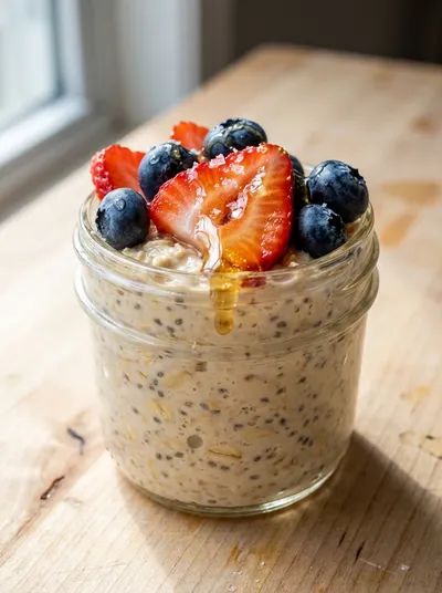 Overnight Oats: No‑Cook Refrigerator Breakfast