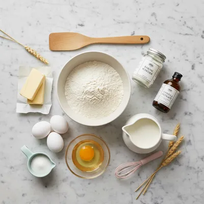 Easy Pancake Recipe – Simple Breakfast Delight - ingredients preparation