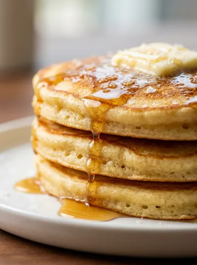 Fluffy Pancakes From Scratch