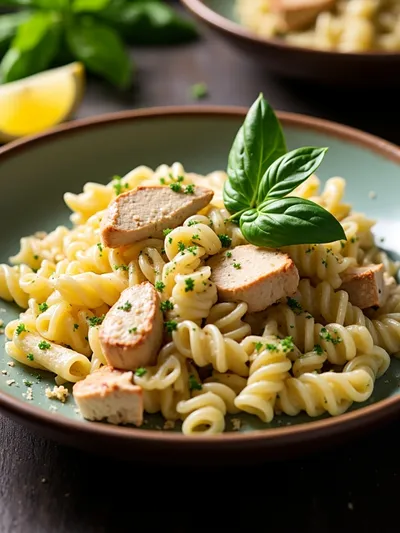 Pasta Salad with Chicken & Parmesan - cooking process