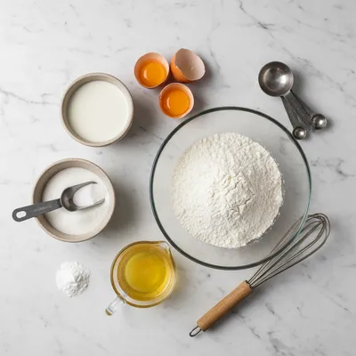 Perfect Stack of Pancakes Recipe - cooking process