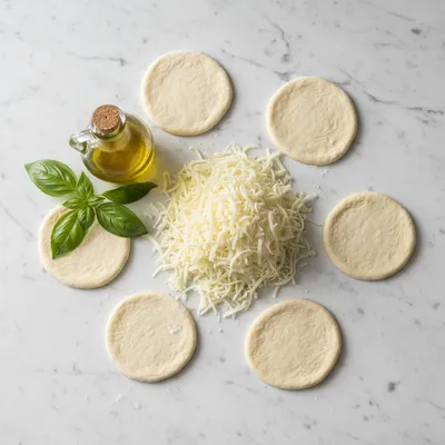 2-Ingredient Pizza Chips - cooking process