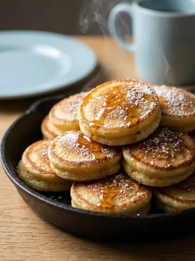 Poffertjes – Fluffy Dutch Mini Pancakes