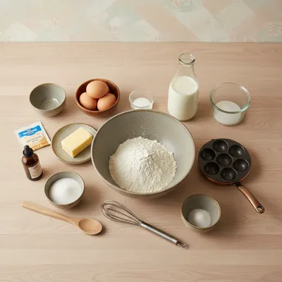 Poffertjes – Fluffy Dutch Mini Pancakes - cooking process
