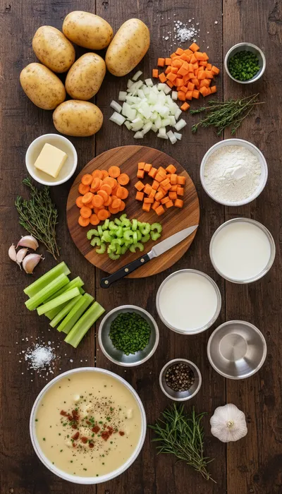 Best Potato Soup Recipe – Easy And Comforting - cooking process
