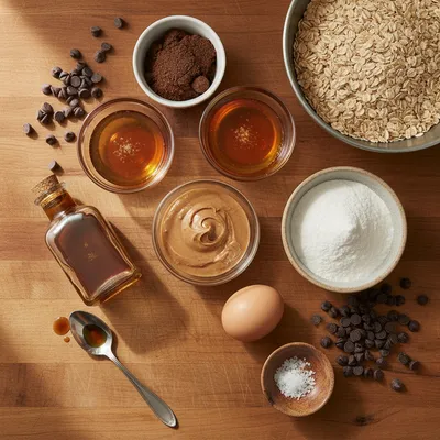Easy Protein Oatmeal Cookies - cooking process