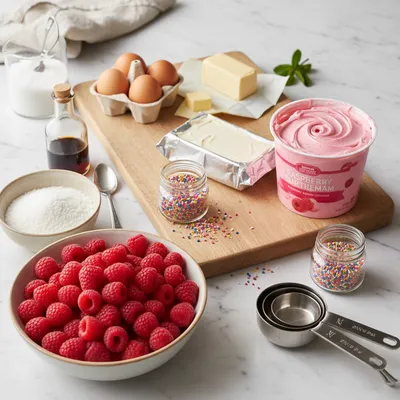 Raspberry Layer Cake – Moist and Delicious - cooking process