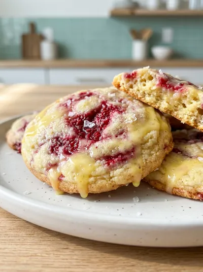 Raspberry Lemon Cookies