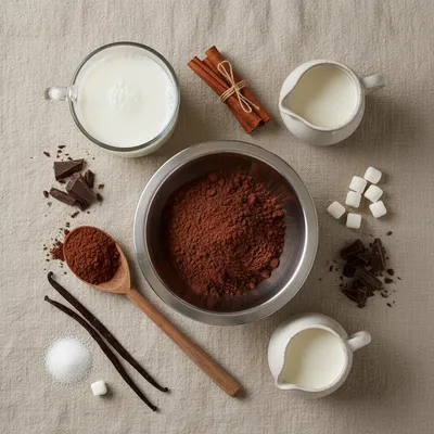 Rich Creamy Hot Chocolate - cooking process