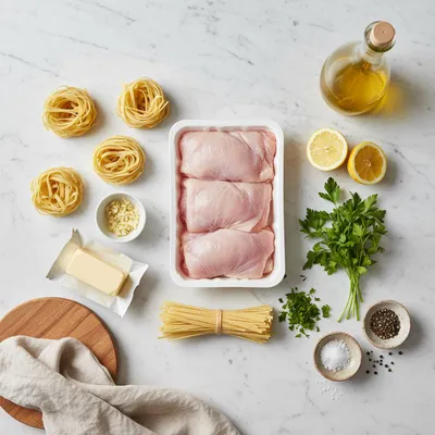 Savory One-Pan Chicken With Buttered Noodles - cooking process