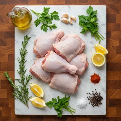 Slow Cooker Chicken Thighs - Easy Recipe - cooking process