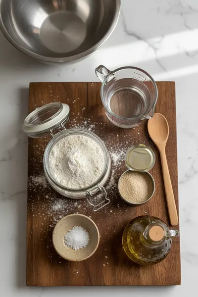 Small Batch Ciabatta Rolls – Easy Homemade Bread - cooking process