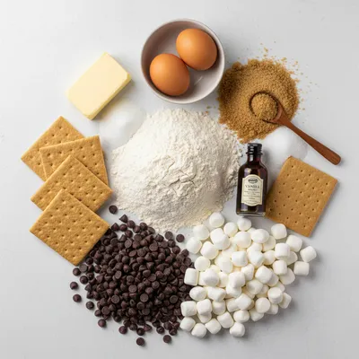 Smores Cookie Bars – Easy Chewy Treat - cooking process