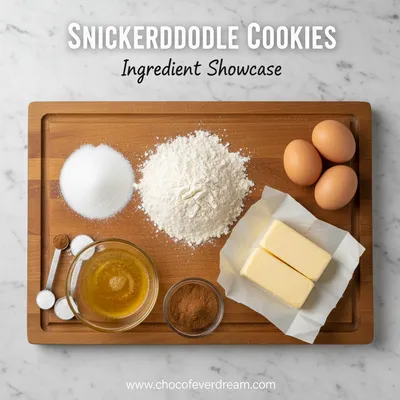 Perfectly Soft Chewy Snickerdoodle Cookies - cooking process