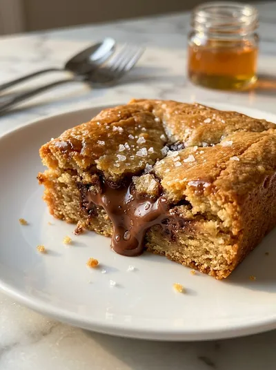 Soft and Gooey Protein Blondies