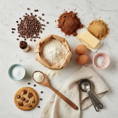 Soft Chewy Chocolate Chip Cookies - cooking process