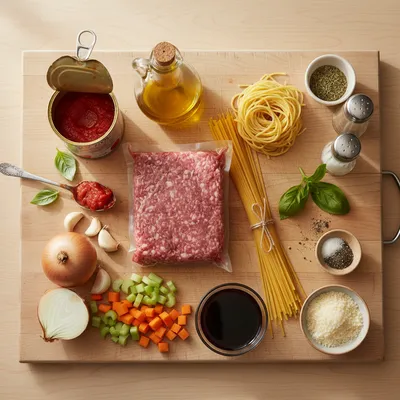 Best Ever Rich Spaghetti Bolognese - cooking process