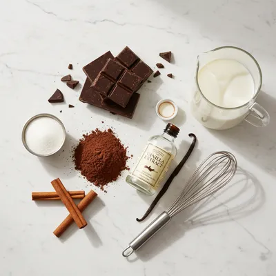 Spanish Hot Chocolate – Rich Cozy Drink - cooking process