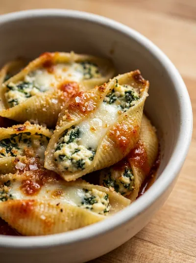 Spinach Ricotta Stuffed Shells Recipe