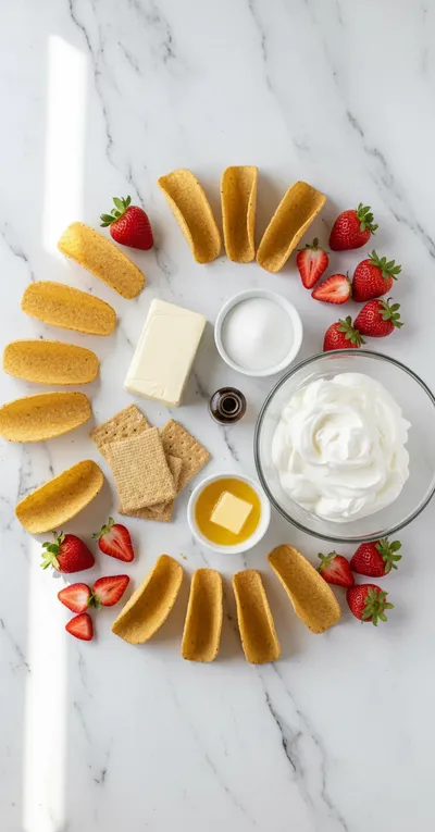 Strawberry Crunch Cheesecake Tacos - cooking process