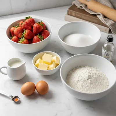 Strawberry Pound Cake – Easy Recipe - cooking process