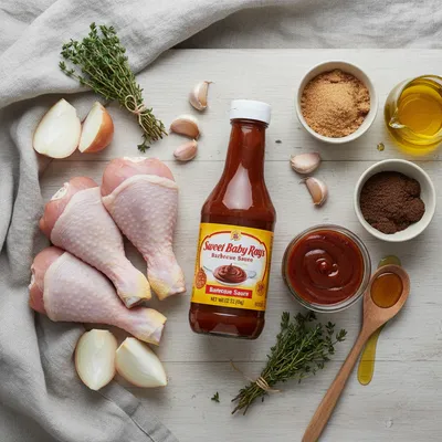 Sweet Baby Rays Crockpot Chicken - cooking process