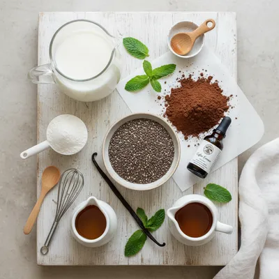 Tiramisu Chia Pudding – High Protein Gluten‑Free Dessert - cooking process