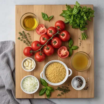 Tomato Orzo Soup: Easy Comforting Recipe - cooking process