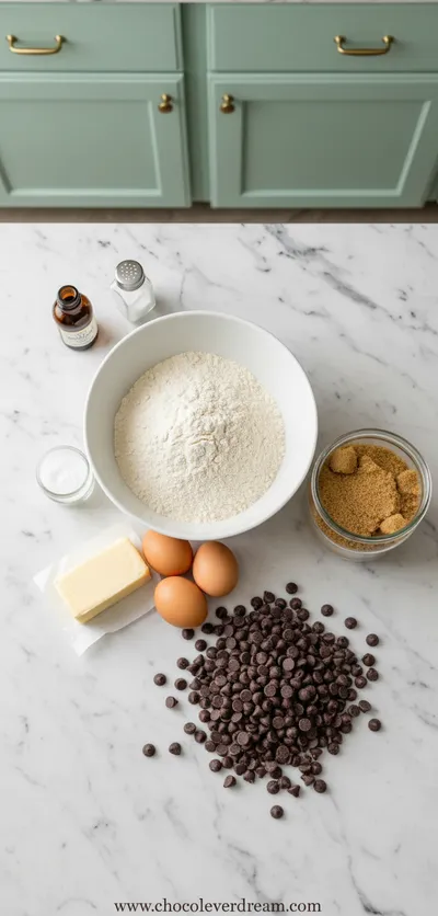 Ultra Thick Chocolate Chip Cookies - cooking process
