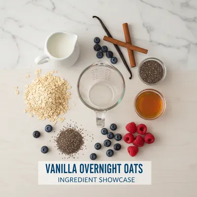 Vanilla Overnight Oats - cooking process