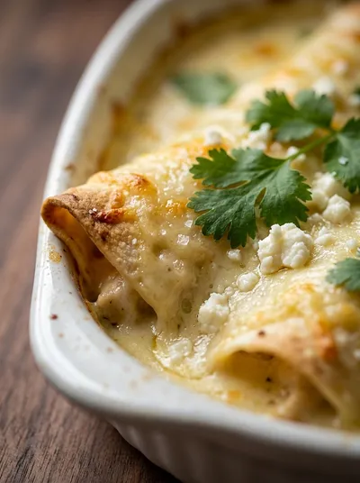 White Chicken Enchiladas – Easy 30‑Minute Recipe