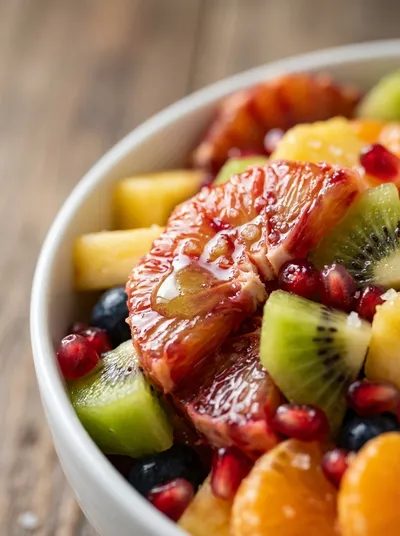 Winter Fruit Salad With Lime Dressing