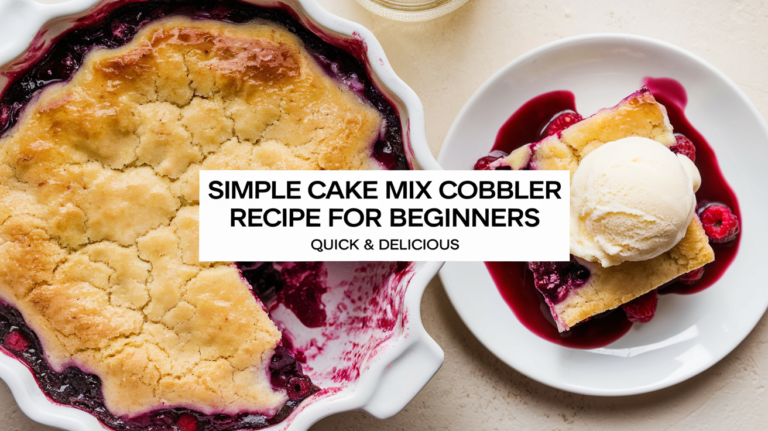 Cake Mix Cobbler